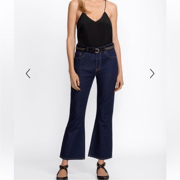 Johnny Was Marseille Baby Boot Cut Jeans Dark Wash sz 25 NWT - Picture 3 of 16